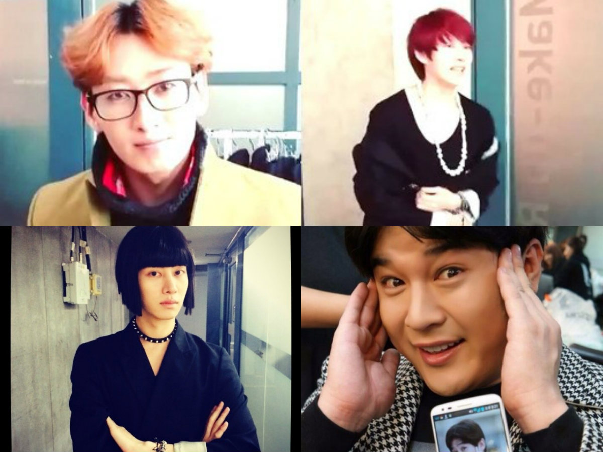 صورة أعضاء سوبر جونيور يقلدون شخصيات مسلسل الورثة