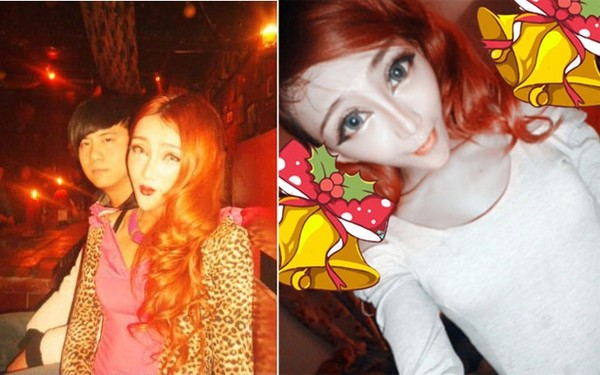 صورة عارضة أزياء صينية تعرضت لانتقادات واسعة بسبب وجهها المرعب والشبيه بالفضائيين