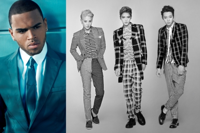 صورة ألبوم JYJ القادم سيحتوي على أغنية من الفنان العالمي كريس براون