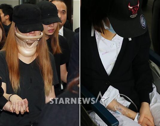 صورة سوجونغ و آشلي و زوني حضرن جنازة ريسي عضوة فرقة ليديز كود