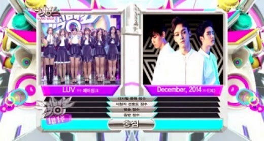 صورة إكسو فازوا بالمركز الأول + آداءات الفرق من حلقة ٢ يناير على الميوزك بانك