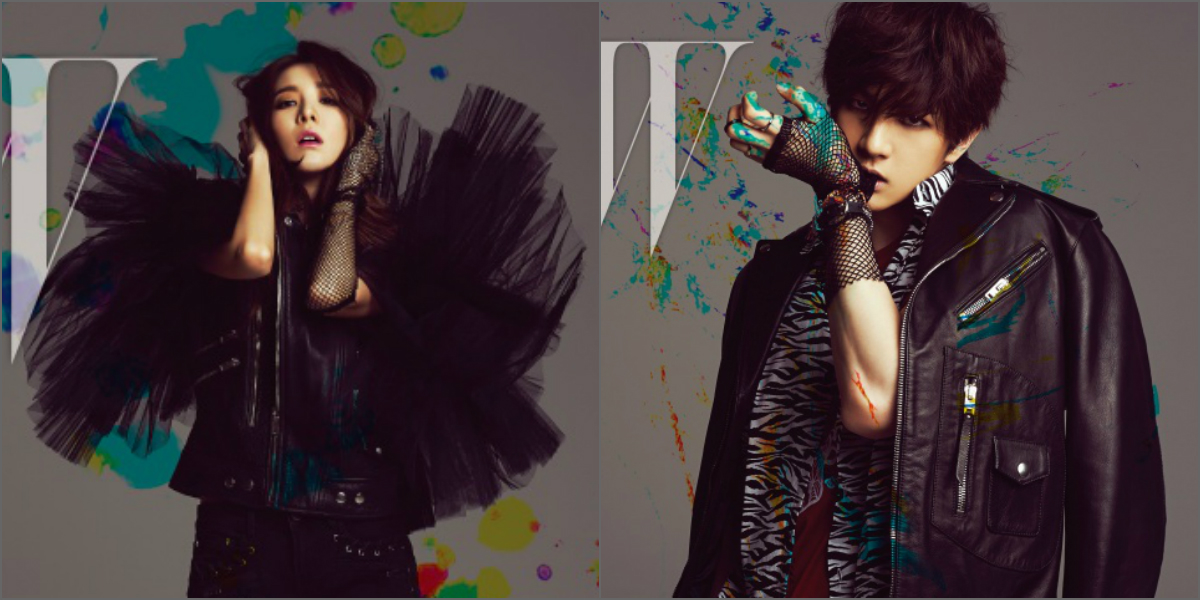 صورة الأشقاء دارا و ثاندر يظهران في مجلة ‘W Korea’