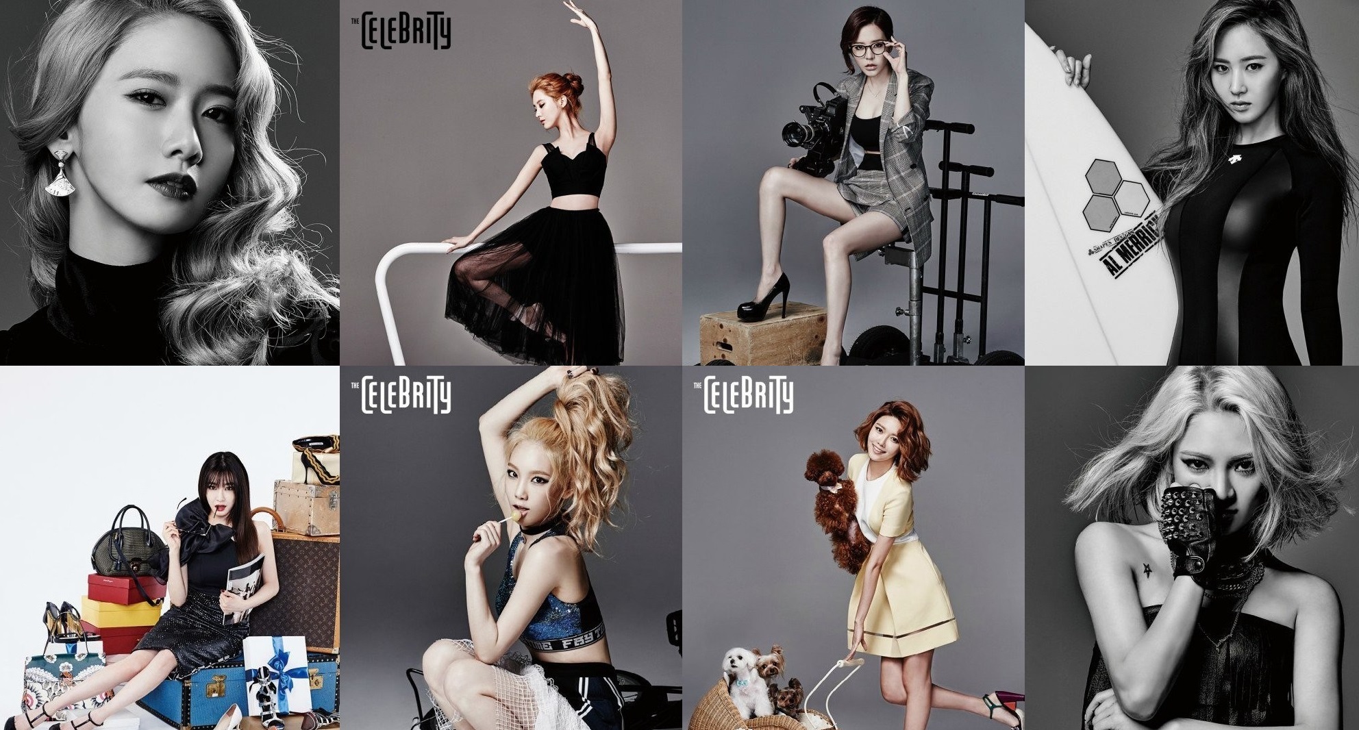 صورة قيرلز جينيريشن يعرضن 8 مفاهيم جميلة لمجلة “The Celebrity”