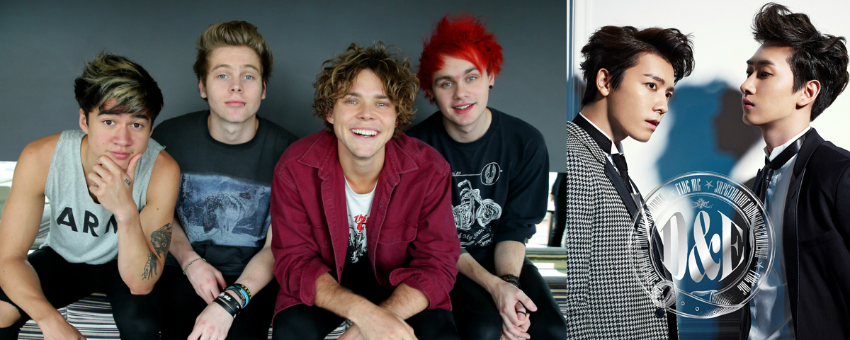 صورة الفرقة الأسترالية 5SOS قاموا بكتابة أغنية لألبوم سوبر جونيور D&E الياباني