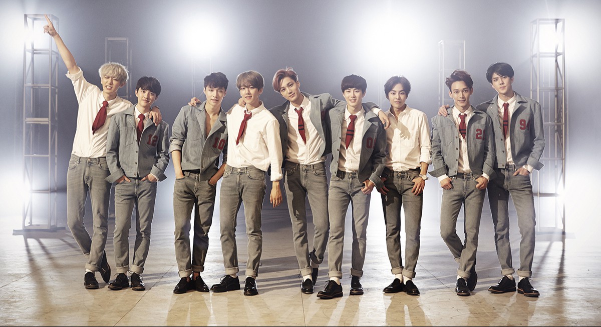 صورة إكسو فازوا بالمركز الأول + آداءات الفرق من حلقة ١٣ يونيو على الميوزك كور