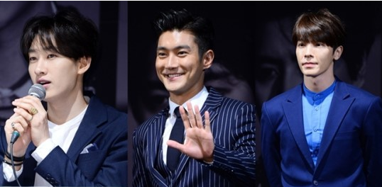 صورة سوبر جونيور ذكروا التجنيد القادم الخاص بالأعضاء الثلاثة دونغهي، إيونهيوك و شيون