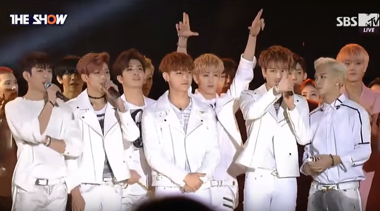 صورة فرقة GOT7 حصلوا على فوزهم الأول على برنامج The Show