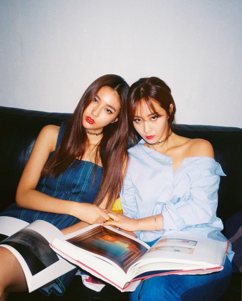 صورة يوري من سنسد شاركت بصورها مع ابنة عمها عارضة الأزياء فيفيان