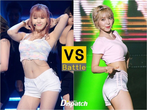 صورة [رأي مستخدمي الإنترنت] من التي تملك جسدا أفضل هيوسونغ أم تشوا؟