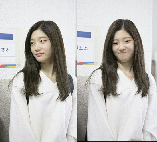 صورة عضوة IOI تشايون تذهب للتصويت لكن ما الذي حدث لها هناك؟