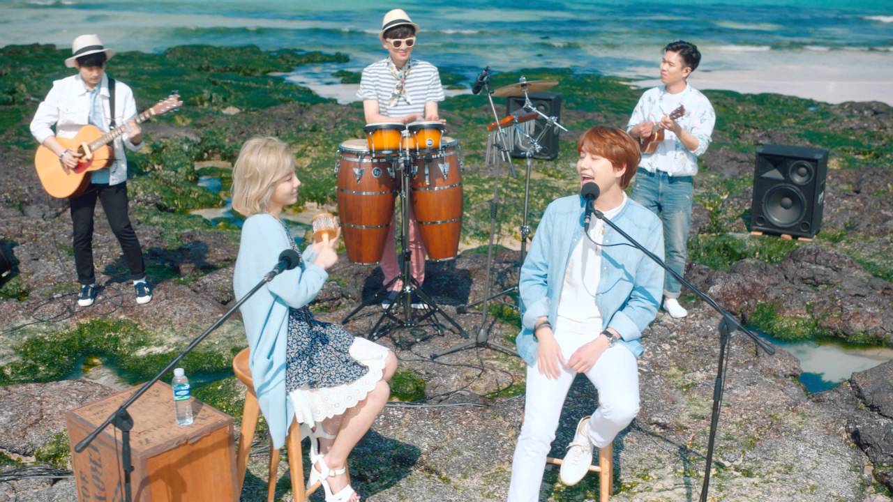 صورة كيوهيون و تايون أصدرا الفيديو كليب الخاص بإعلان مياه “جيجو سامداسو”