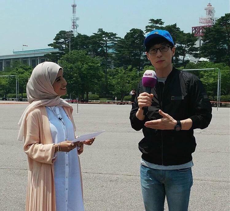 صورة أشواق العتولي ستجري مقابلة جديدة مع مذيع الأمة يو جاي سوك!