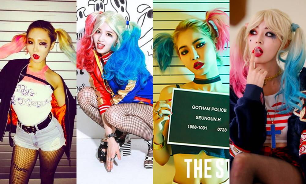 صورة [تصويت ترفيهي] من أكثر آيدول ناسبها مظهر هارلي كوين؟