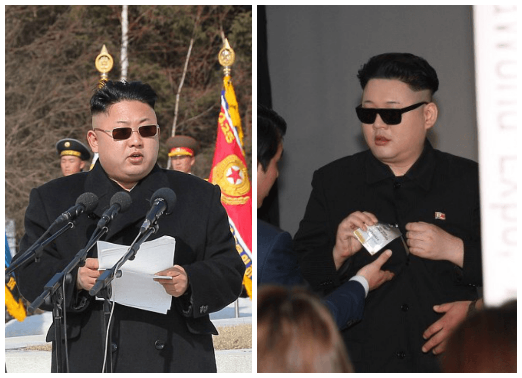 صورة منتحل شخصية رئيس كوريا الشمالية شوهد وهو يحاول دخول حفل الـ ماما