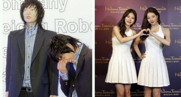 صورة [الآراء] الفرق في الجودة بين مجسم سوزي و لي جونكي الشمعي يثير ضحك مستخدمي الإنترنت