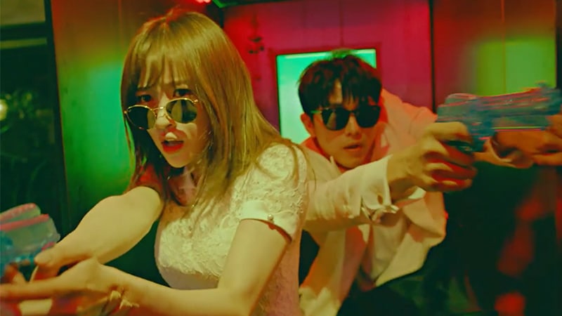 صورة سيولونغ وهاني من إكسايد ثنائي لطيف في فيديو كليب “إنه أنت”