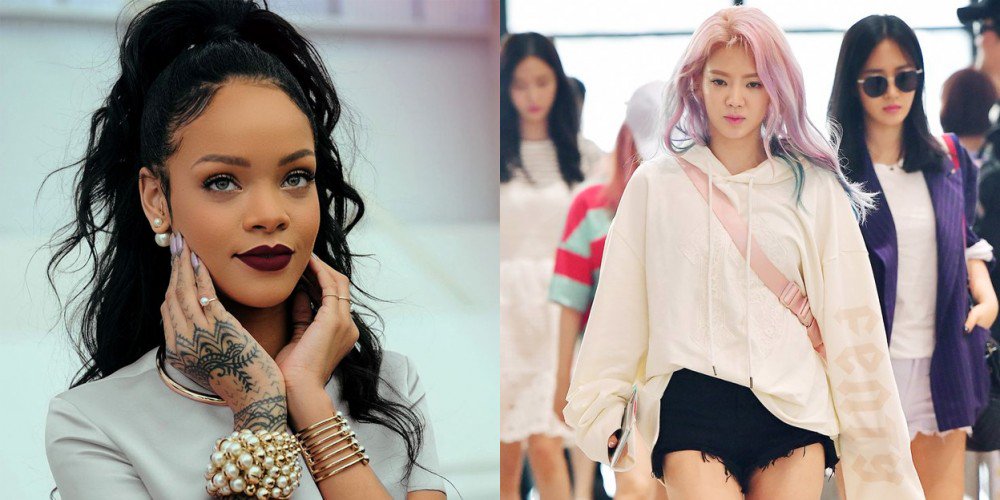 صورة ريانا قامت بالإعجاب بصورة لـ هيويون عضوة فرقة سنسد على الإنستقرام