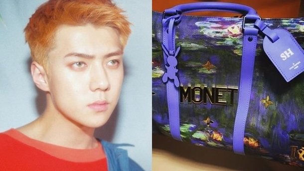 صورة [الآراء] سيهون استعرض الحقائب التي حصل عليها كهدايا من لويس فيتون