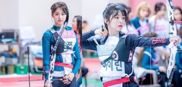 صورة [الآراء] إيرين وتزويو تبدوان كشخصيتين من لعبة فيديو في برنامج “البطولة الرياضية لنجوم الآيدول”