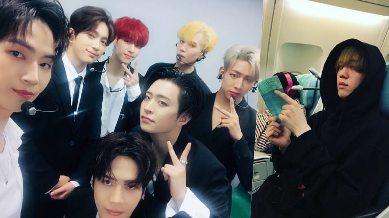 صورة فرقة GOT7 أضحكوا معجبيهم بردود أفعالهم حين رأوا يوغيوم وهو يقرأ كتابا في الطائرة