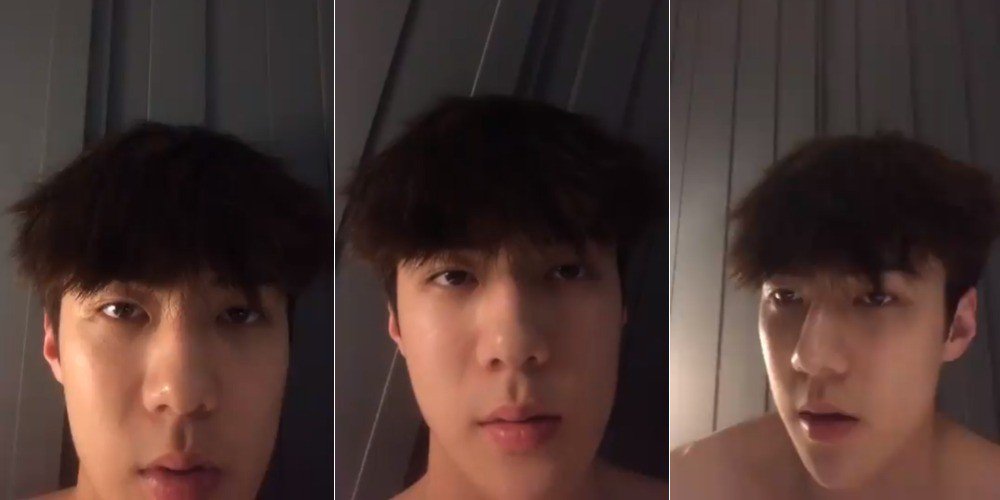 صورة سيهون أثار ضحك معجبيه بمهاراته السيئة في التقاط السيلفي