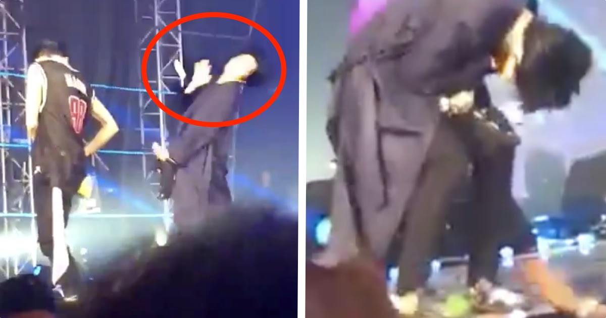 صورة معجبي GOT7 غاضبون من معجبة ضربت وجه يونغجاي بشيء رمته خلال الحفل