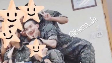 صورة [الآراء] جوكون يبدو سعيدا في أحدث صورة له من الجيش