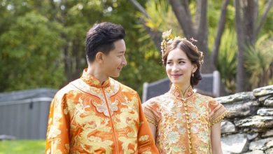 صورة تم عقد قران هانغينغ عضو فرقة سوبر جونيور السابق من خطيبته سيلينا جايد