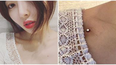صورة [الآراء] هيونا فاجأت المعجبين بحلقين جديدين عند عظمة الترقوة