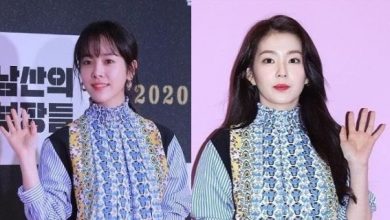 صورة [الآراء] من ارتدت الفستان بشكل أفضل؟ إيرين من ريد فيلفيت أم الممثلة هان جيمين؟