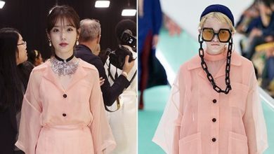 صورة [الآراء] من ارتدت فستان غوتشي بشكل أفضل؟ آيو أم عارضة الأزياء؟