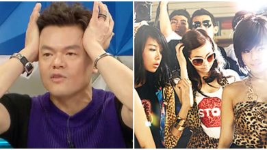 صورة بارك جين يونغ وضح سبب إرساله فرقة وندر قيرلز إلى أمريكا وهو ما وصفه العديد من الأشخاص بالترسيم العالمي الفاشل