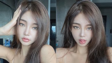 صورة عارضة كورية فاتنة جذبت الاهتمام بشبهها الكبير بـ جيني عضوة فرقة بلاكبينك والبعض يصفها بنسخة جيني الأكثر إثارة